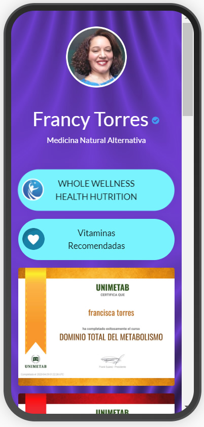 Francy Torres - Medicina Natural Alternativa