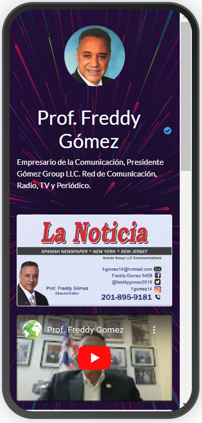Profesor Freddy Gomez